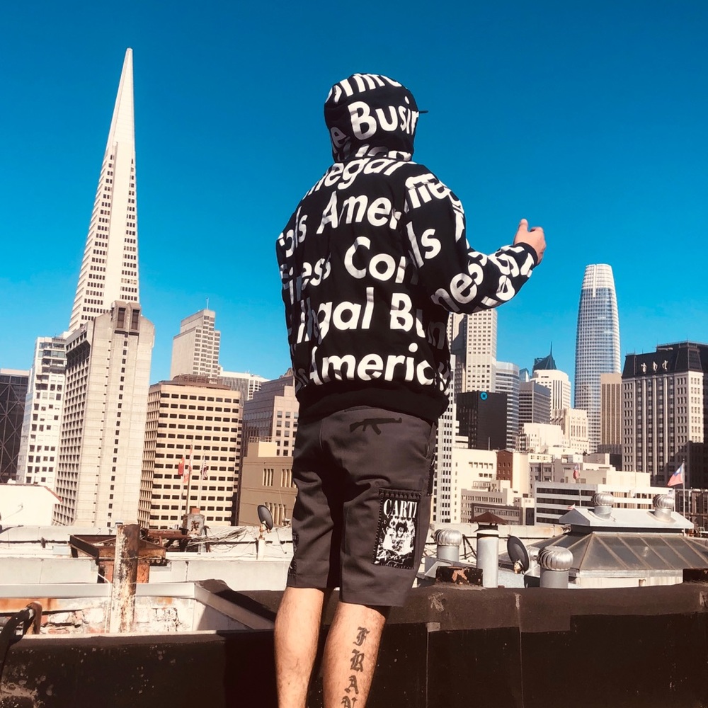 2005 Supreme zip-up IBCA SWEATER “grail” LRG - Picture 9 of 9